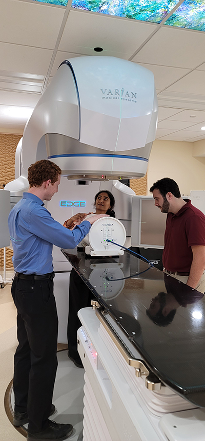 Students working in lab