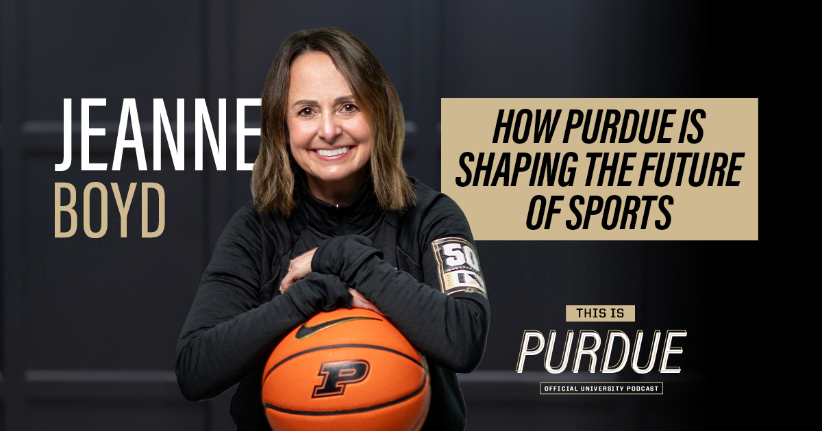 This Is Purdue podcast image of Jeanne Boyd