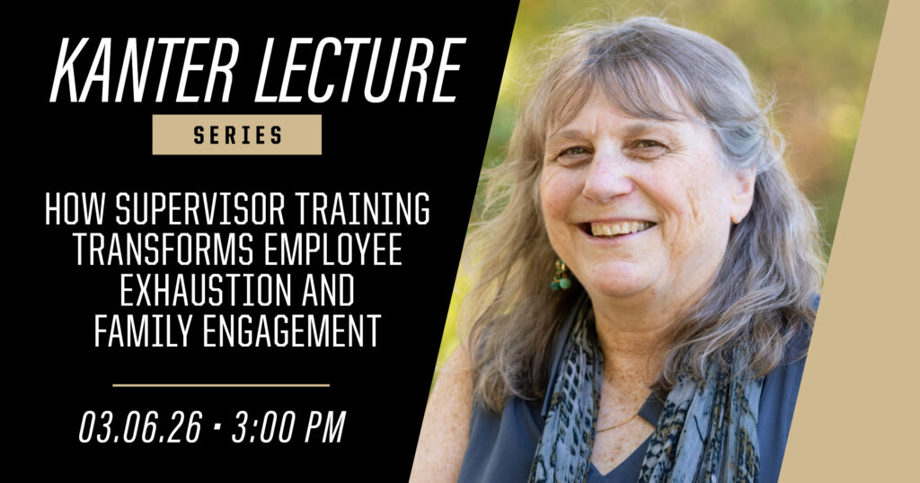 Kanter Lecture Series